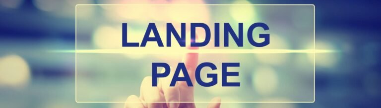 landing page