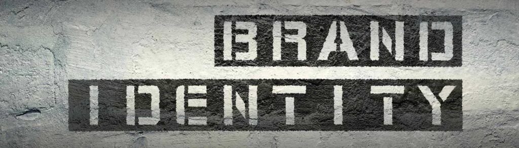 scritta brand identity grafica