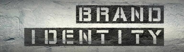 scritta brand identity grafica