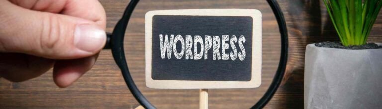 scritta wordpress siti web