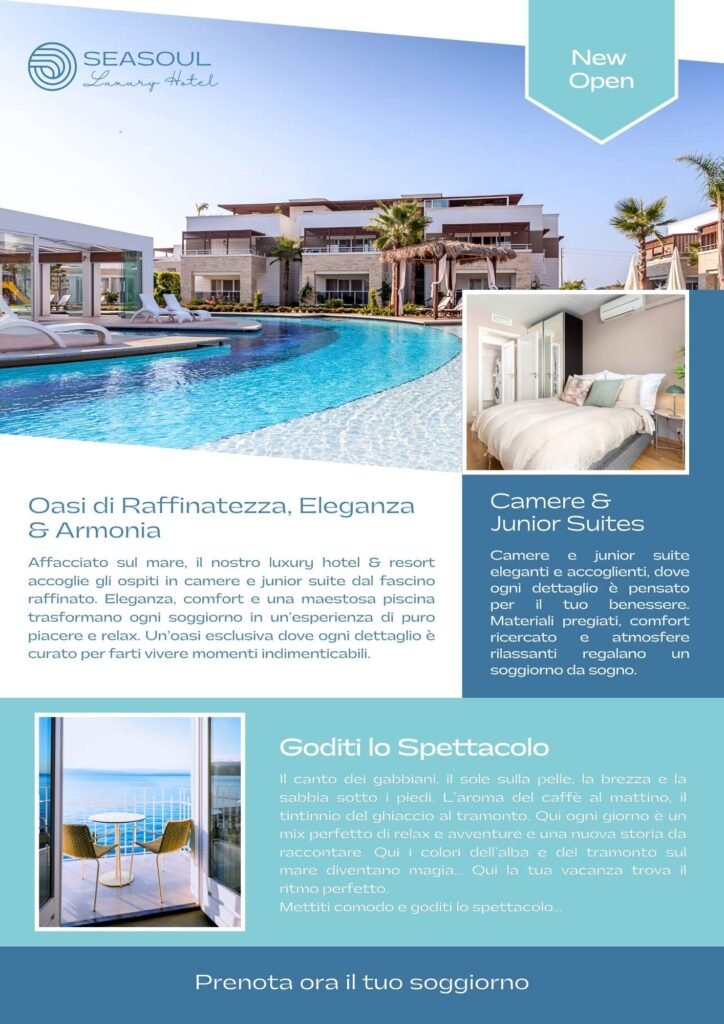 hotel resort brochure
