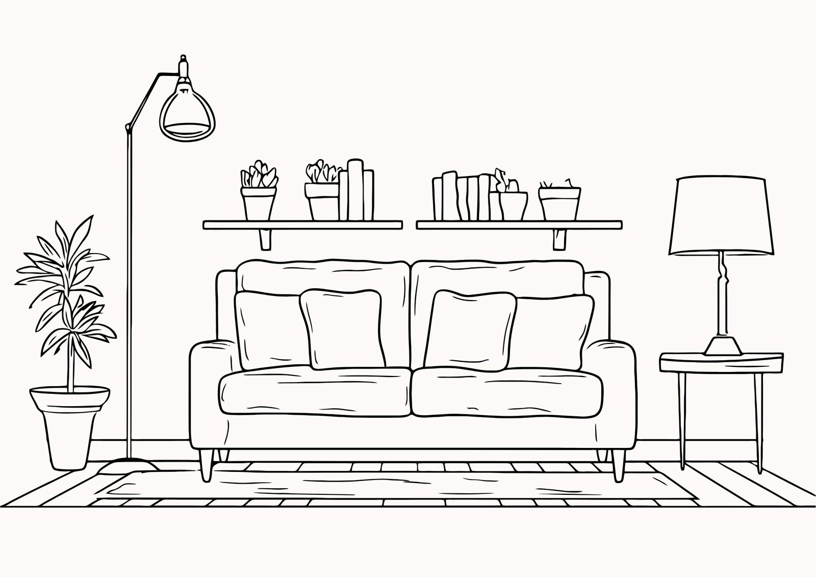 disegno render interior design