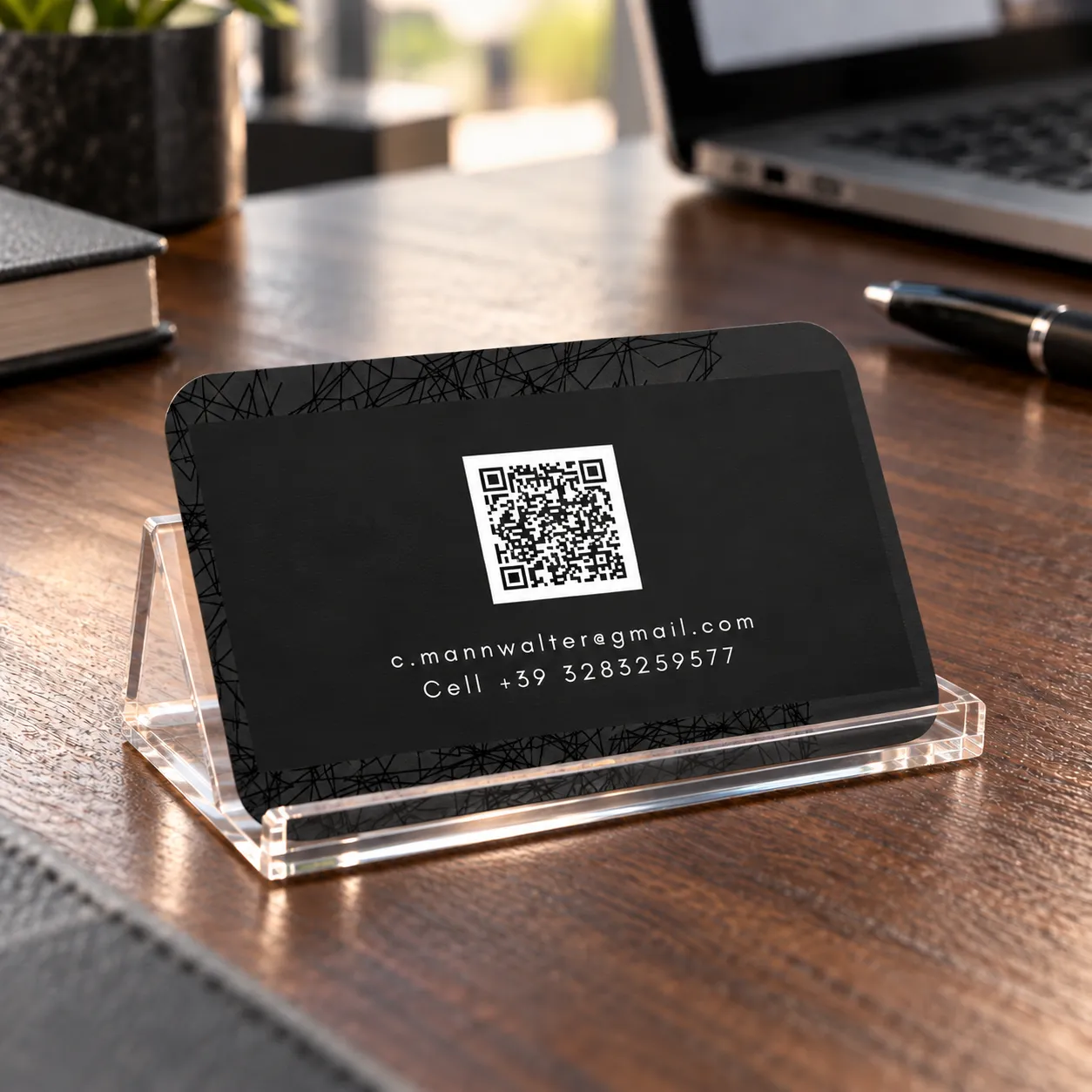 artista studio business card