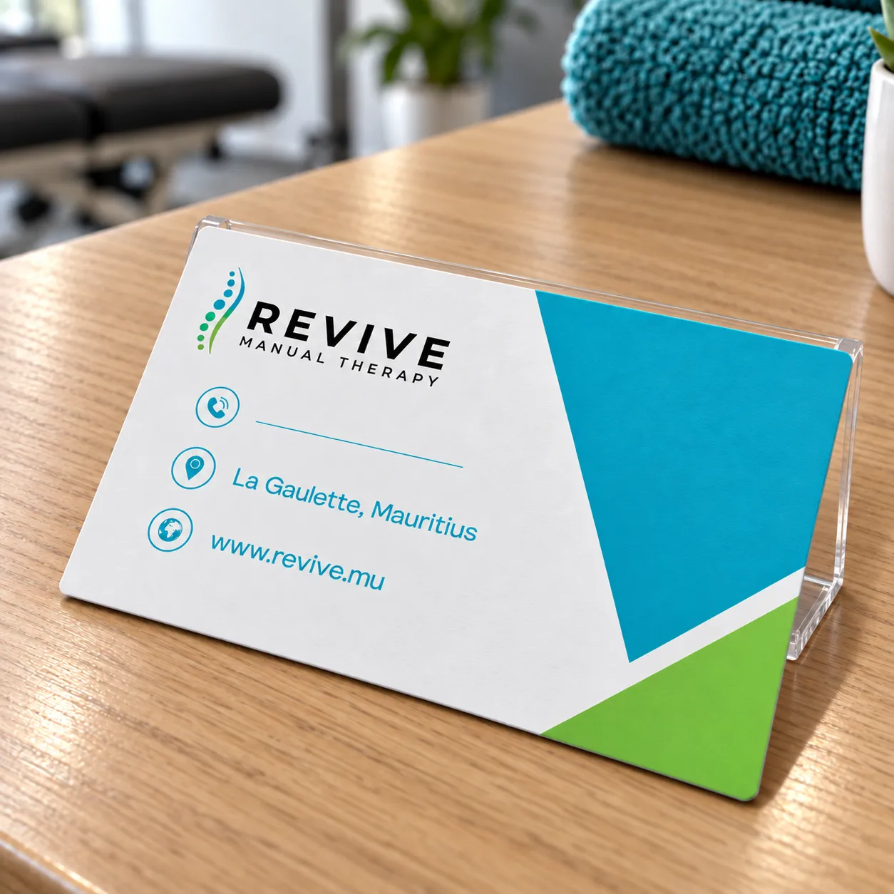 clinica fisioterapia logo design
