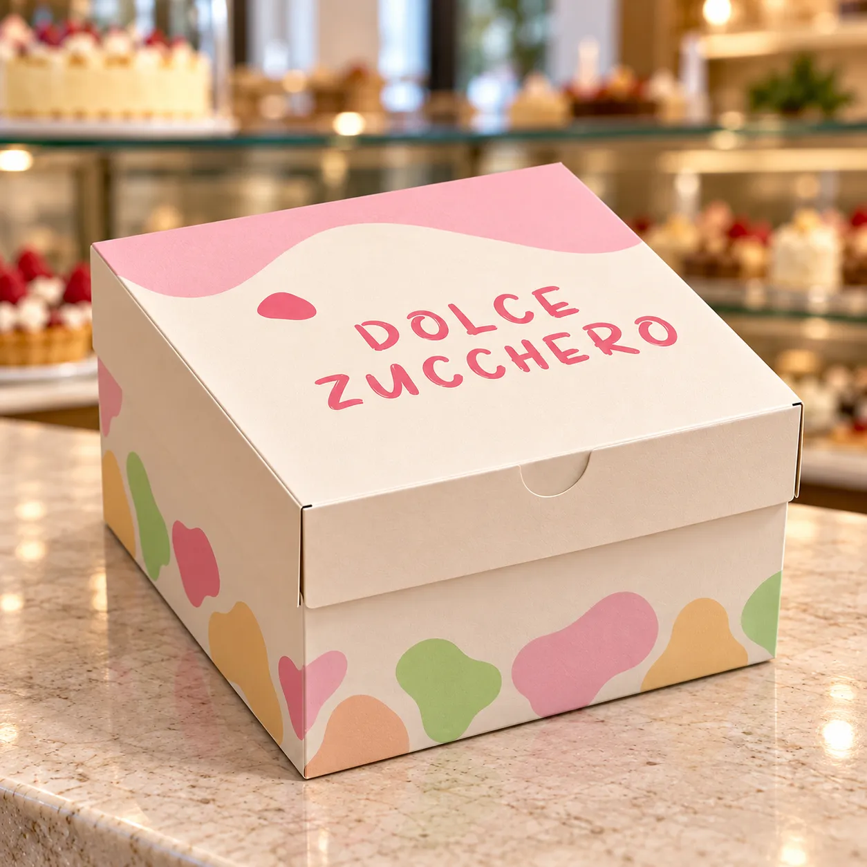 packaging bar pasticceria