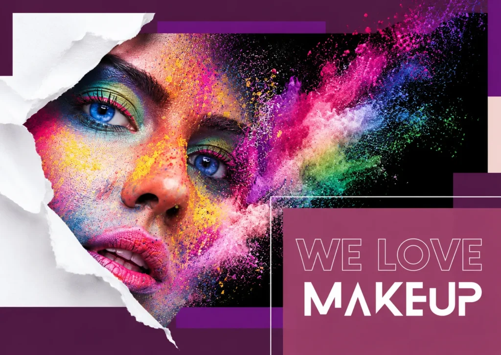 make up design grafica creativa